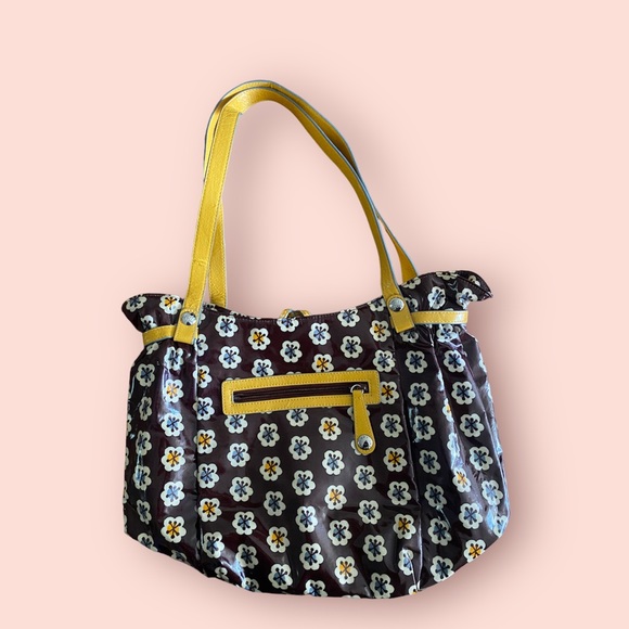 vinyl Vera Bradley frills bucket bag - Picture 1 of 4